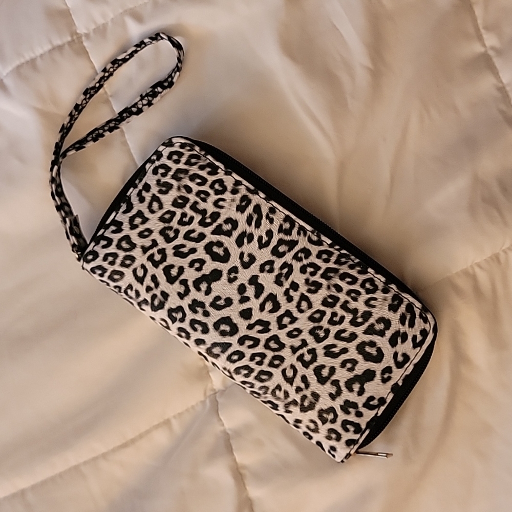 Animal print wallet